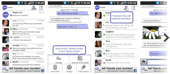 Pinger Free Text + SMS for Android