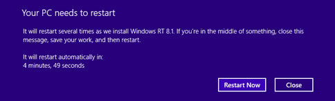 restart windows 8.1